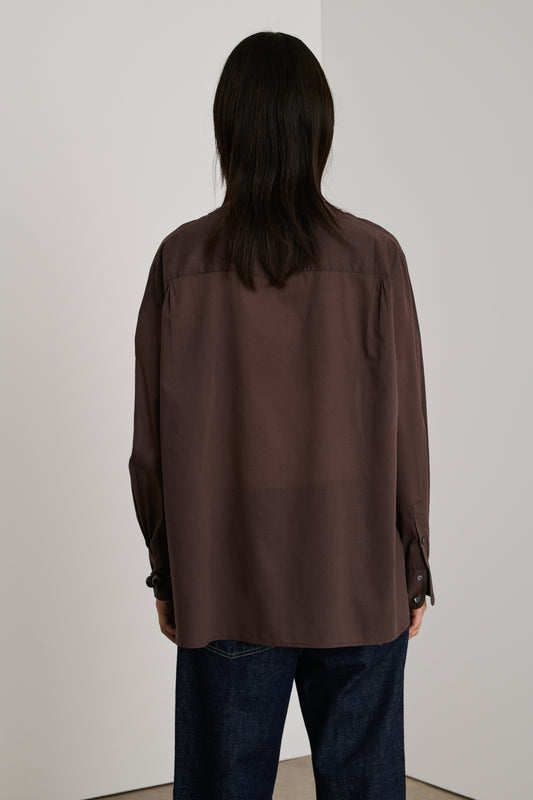 Blouse Eleanore - Marron - Coton - Femme