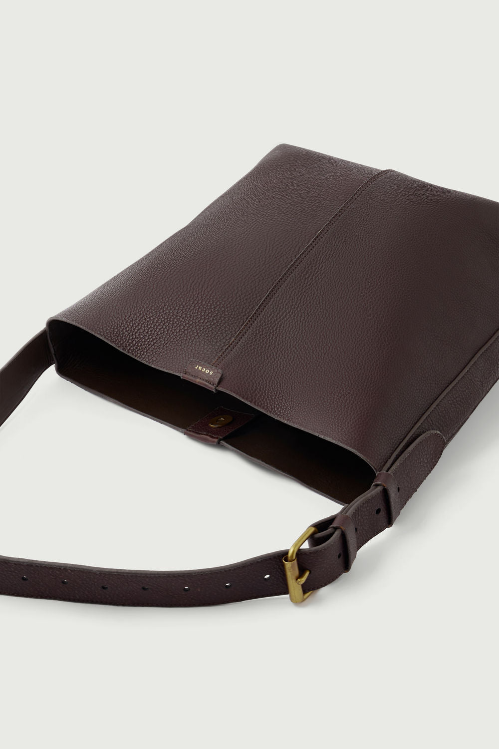 Sac Saudade - Marron Foncé - Cuir - Femme