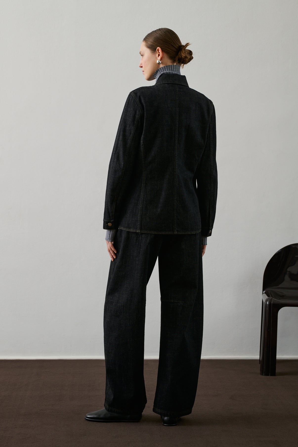 Veste Garry - Denim Brut Noir - Coton - Femme vue 2