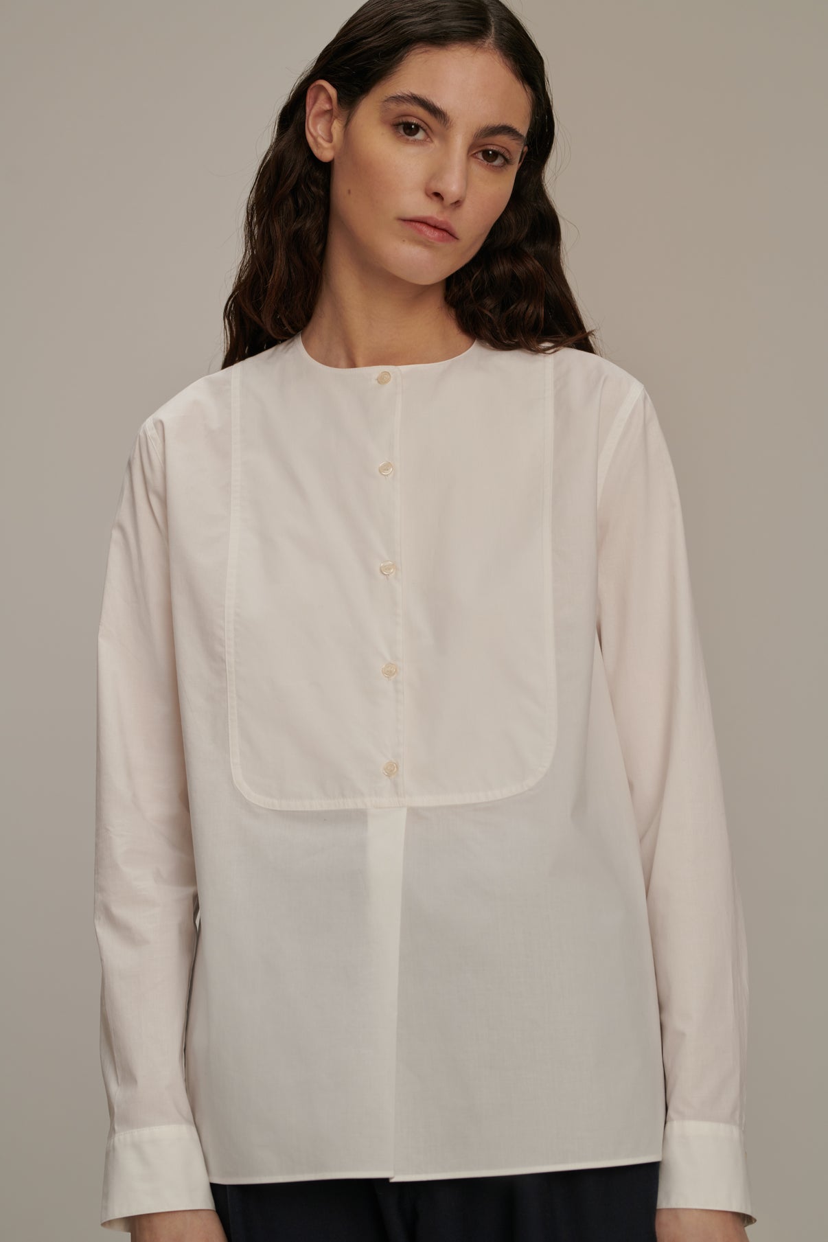 Chemise Cecile - Blanc Cassé - Coton - Femme vue 3