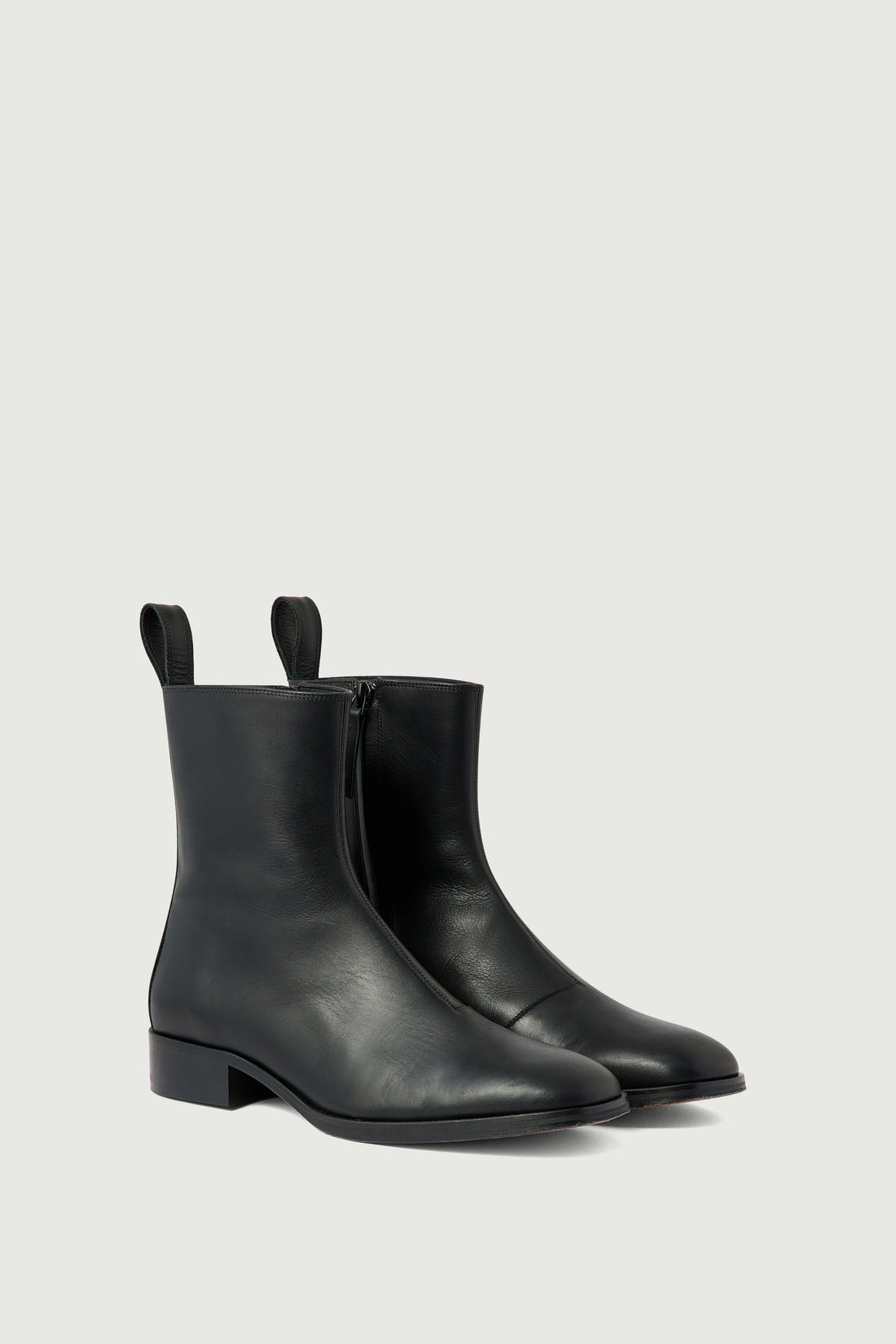 Bottines West - Noir - Cuir - Femme