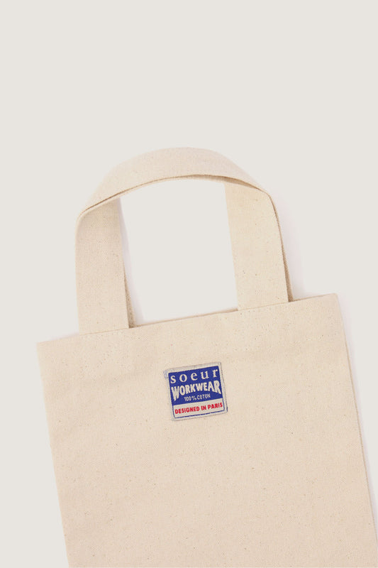 OFFERT - MINI TOTEBAG ECRU